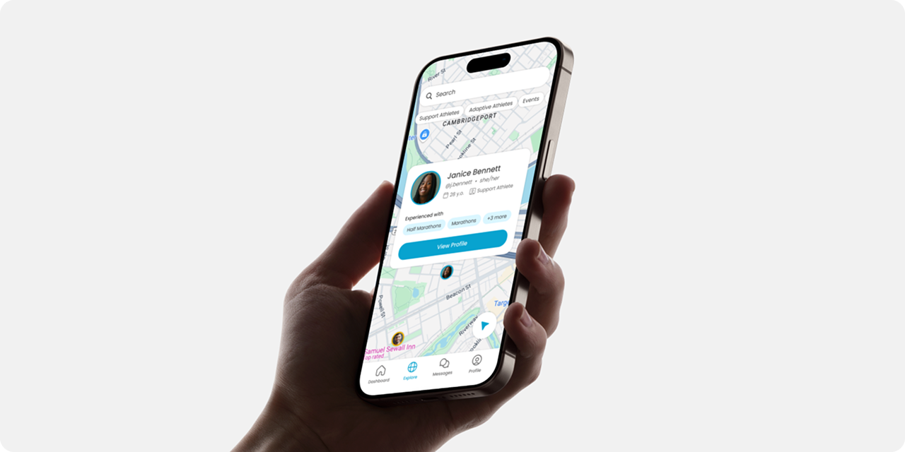 AdaptX iPhone mockup